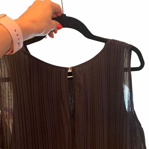 Zara basic collection pleated dress with slits - Picture 6 of 10